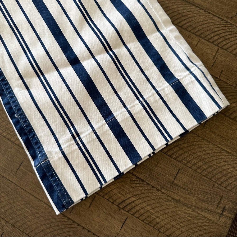 For The Republic Bluewhite Wide Leg Striped Jeans | Color: Blue/White | Size: 6 - Picture 10 of 12